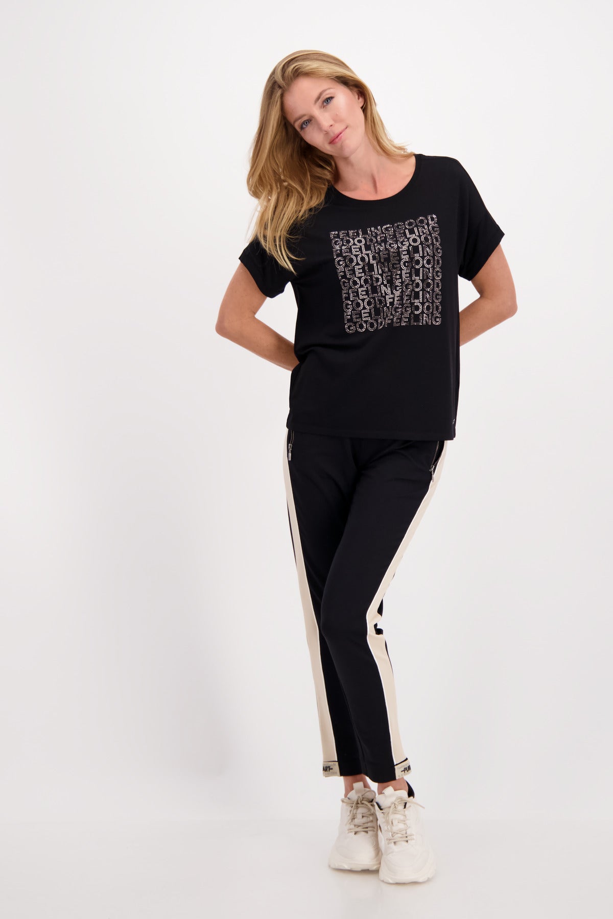 T-Shirt, schwarz