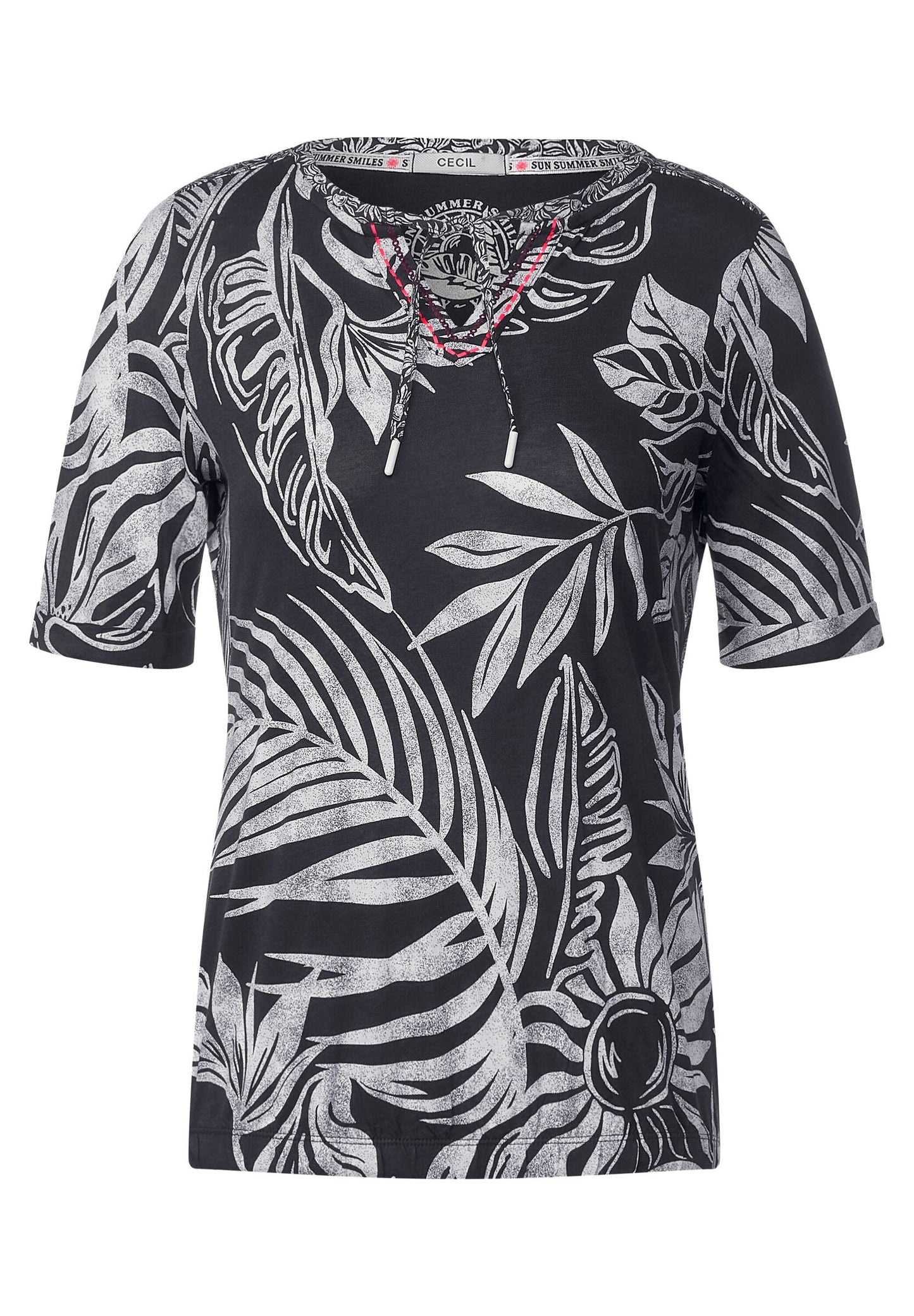 Tunika T-Shirt mit Print