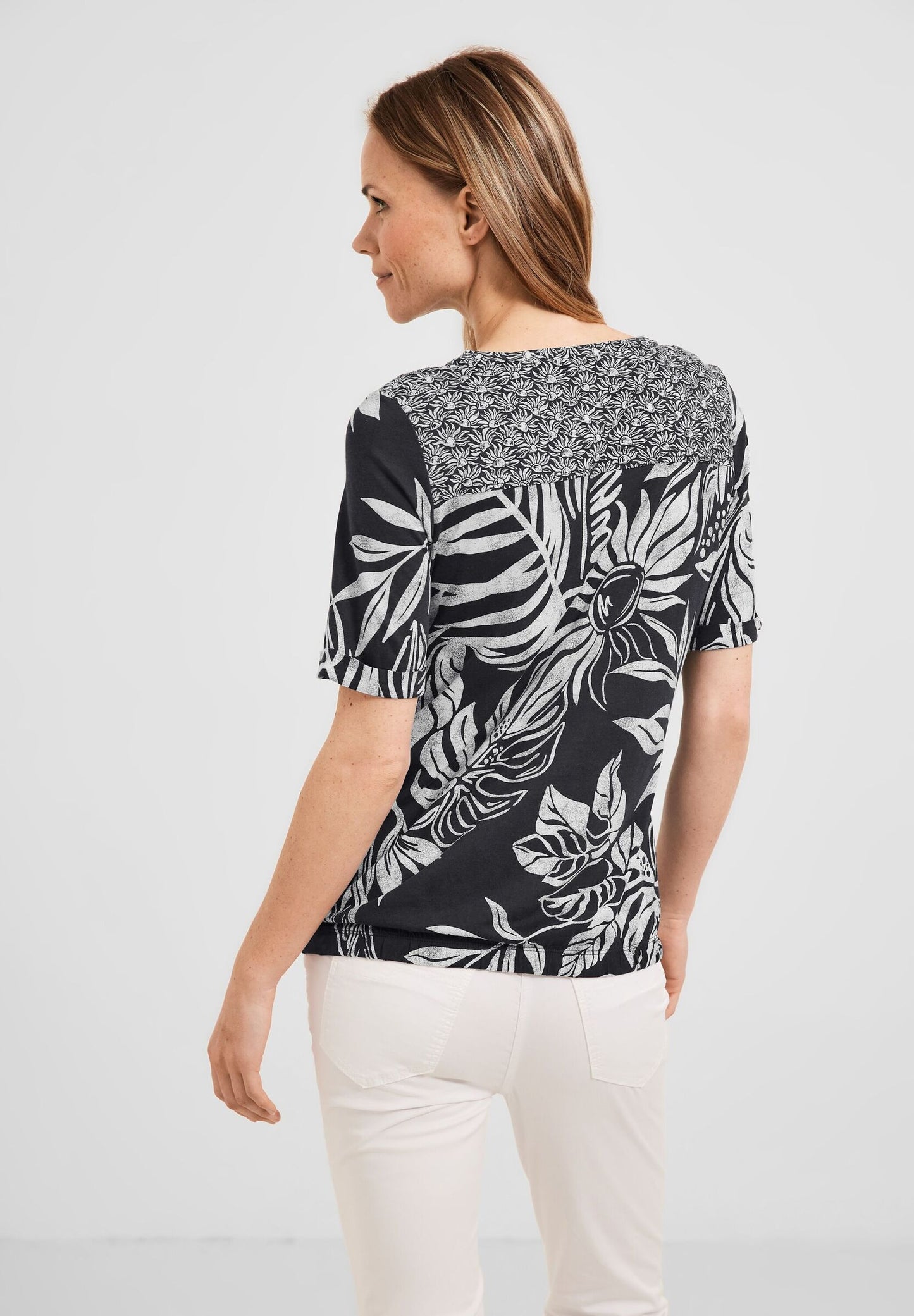 Tunika T-Shirt mit Print