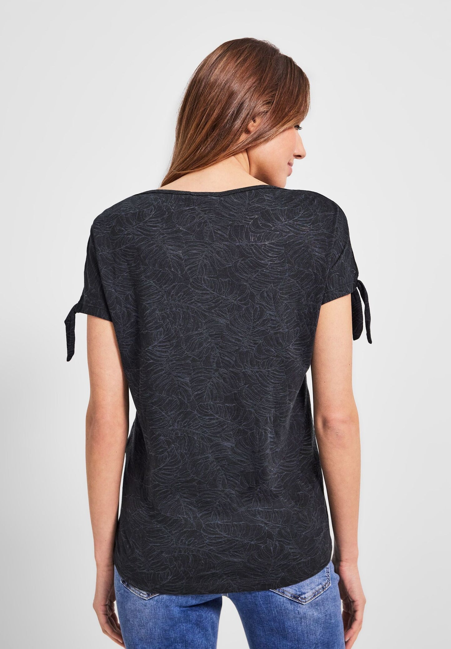 T-Shirt mit Knotendetail