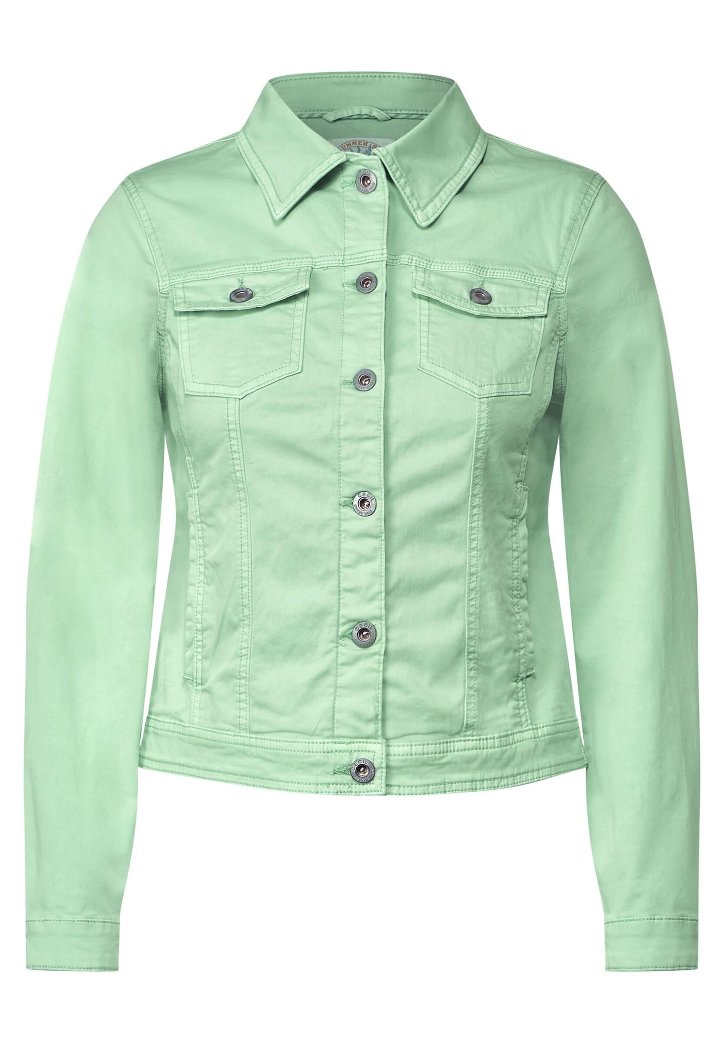 Farbige Jeansjacke