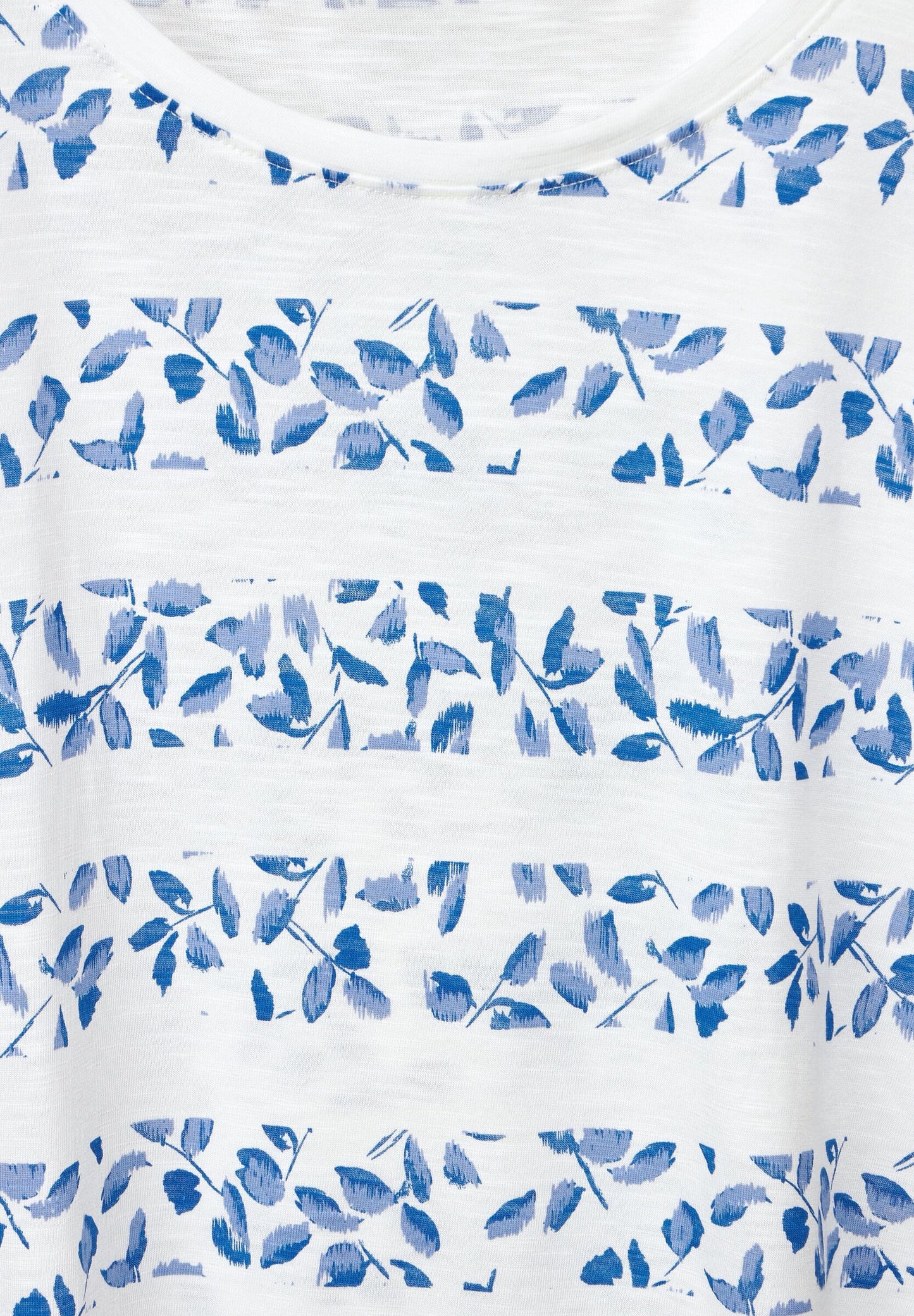 Florales Streifenshirt