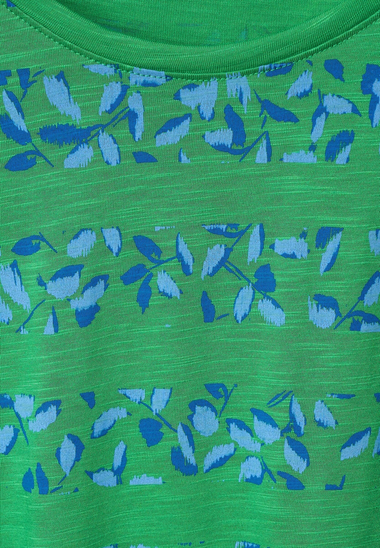 Florales Streifenshirt