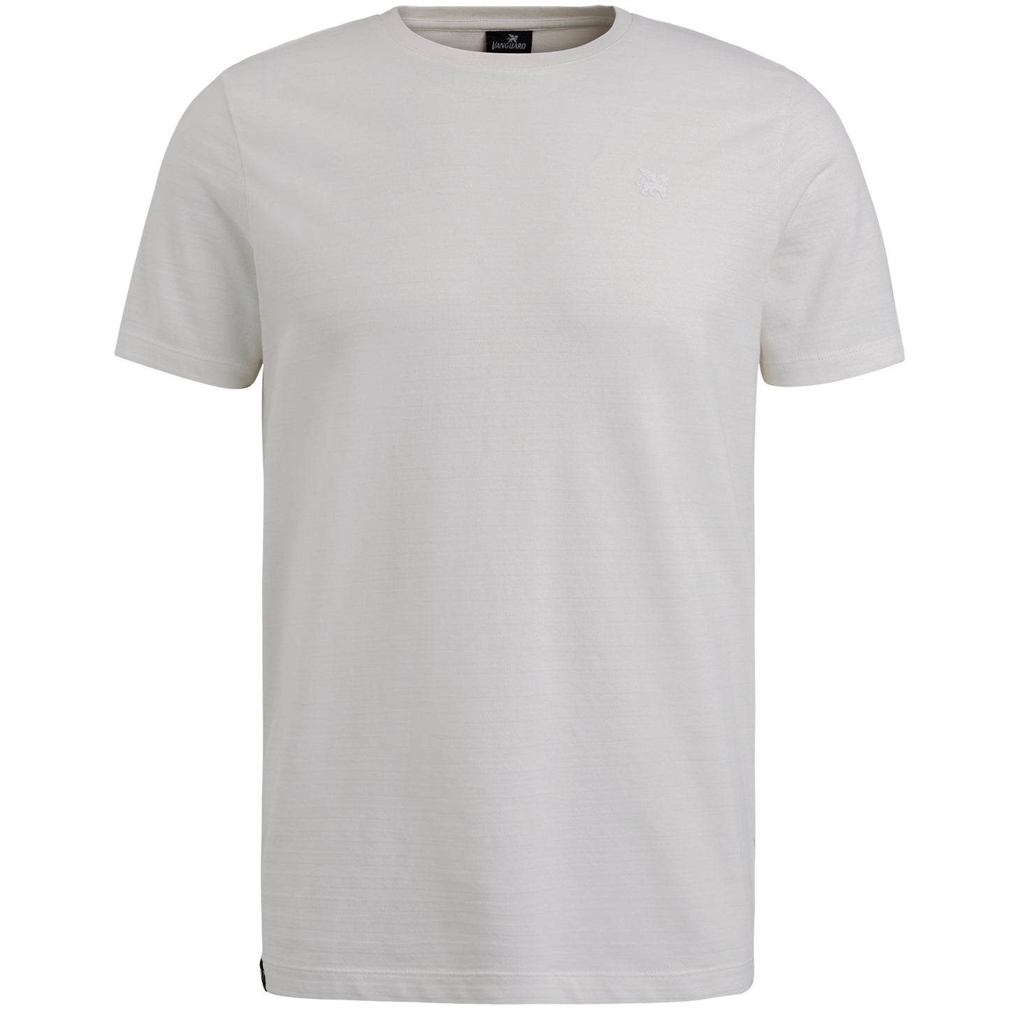 Short sleeve r-neck jersey structure stripe