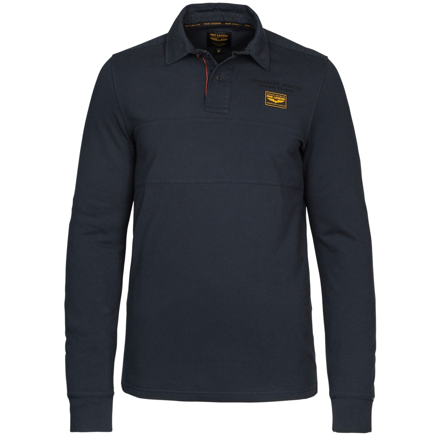 Long Sleeve Polo Pique Stretch