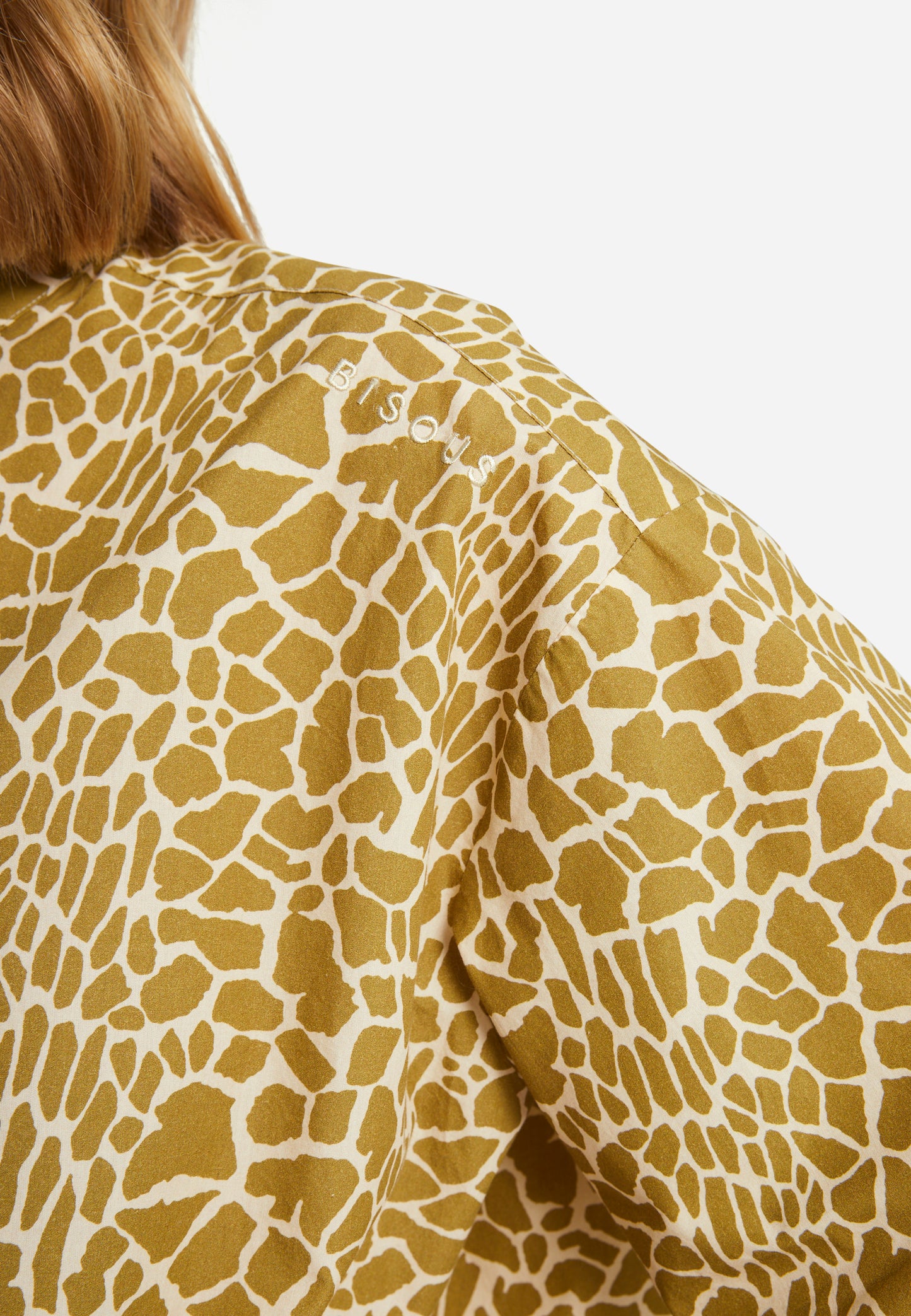 Boxy round neck 1/2 Slv Blouse