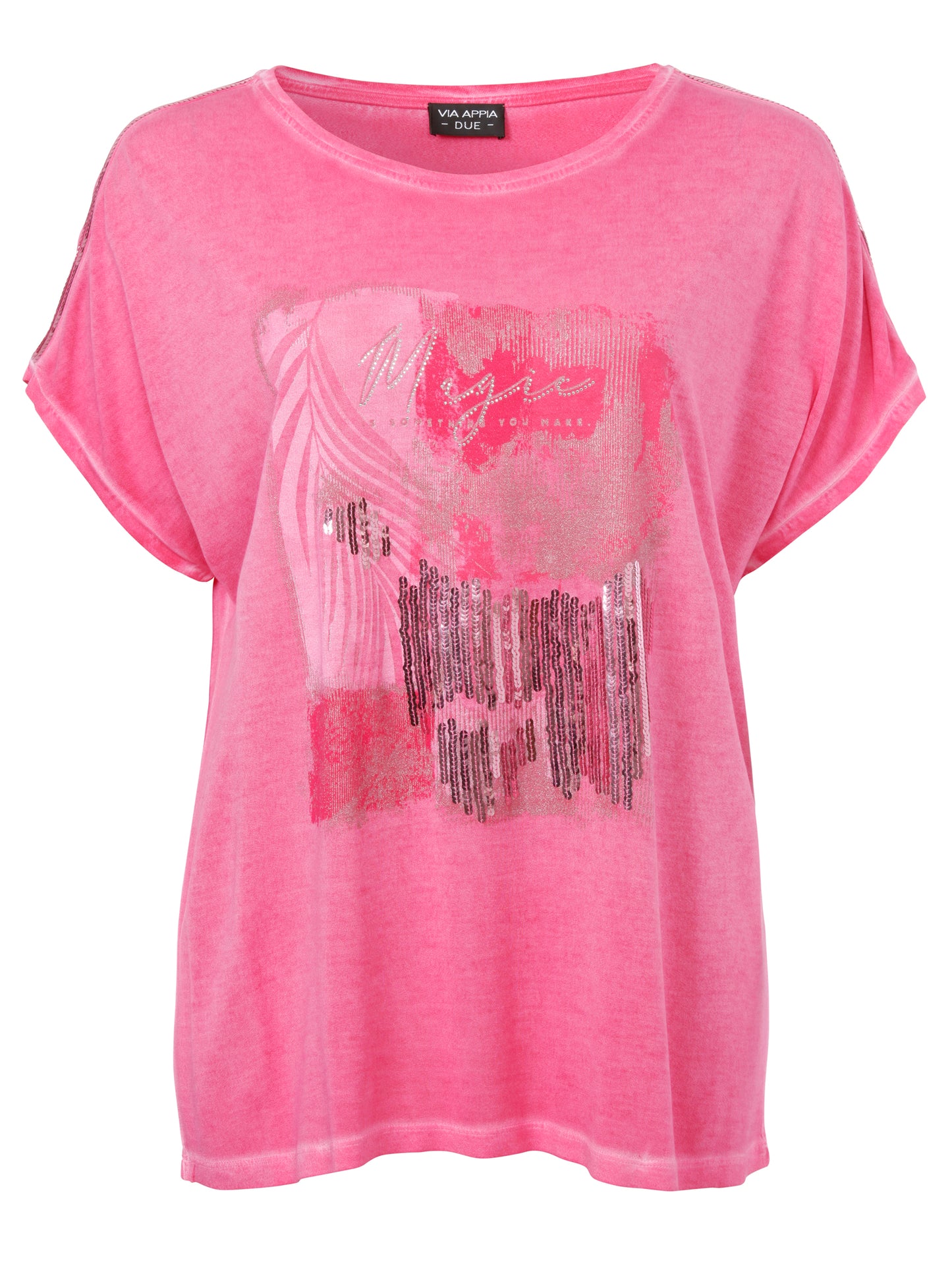 T-Shirt Rundhals 1/2 Arm Motiv Schmuck