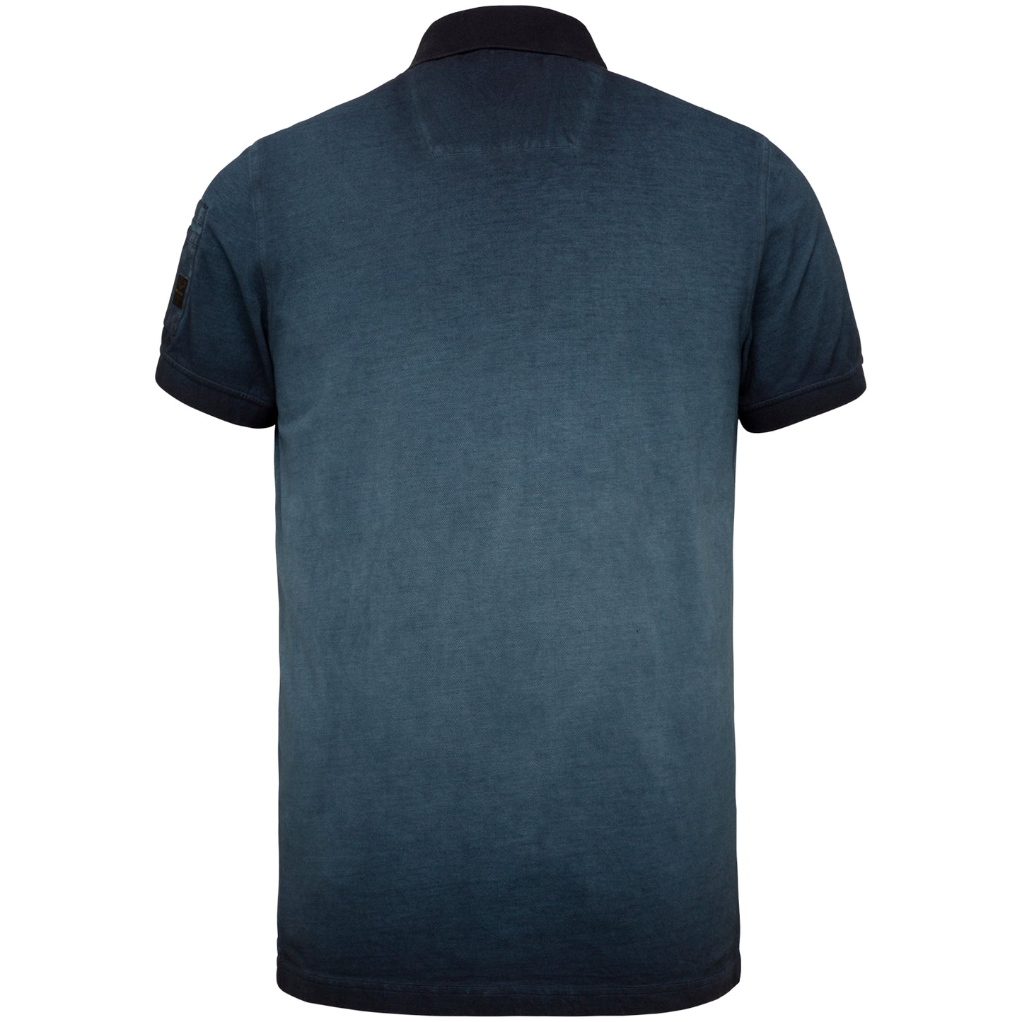 Short sleeve polo light pique cold dye