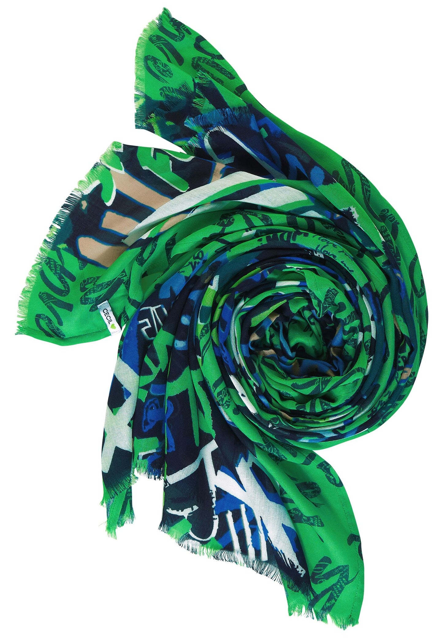 Schal mit Print