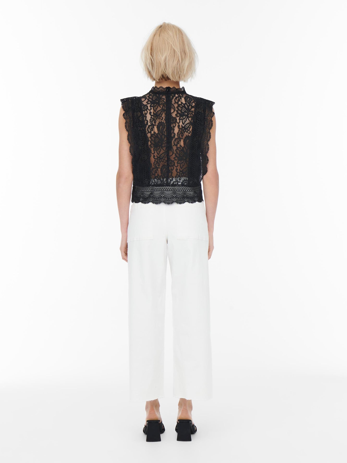 ONLKARO S/L LACE TOP NOOS WVN