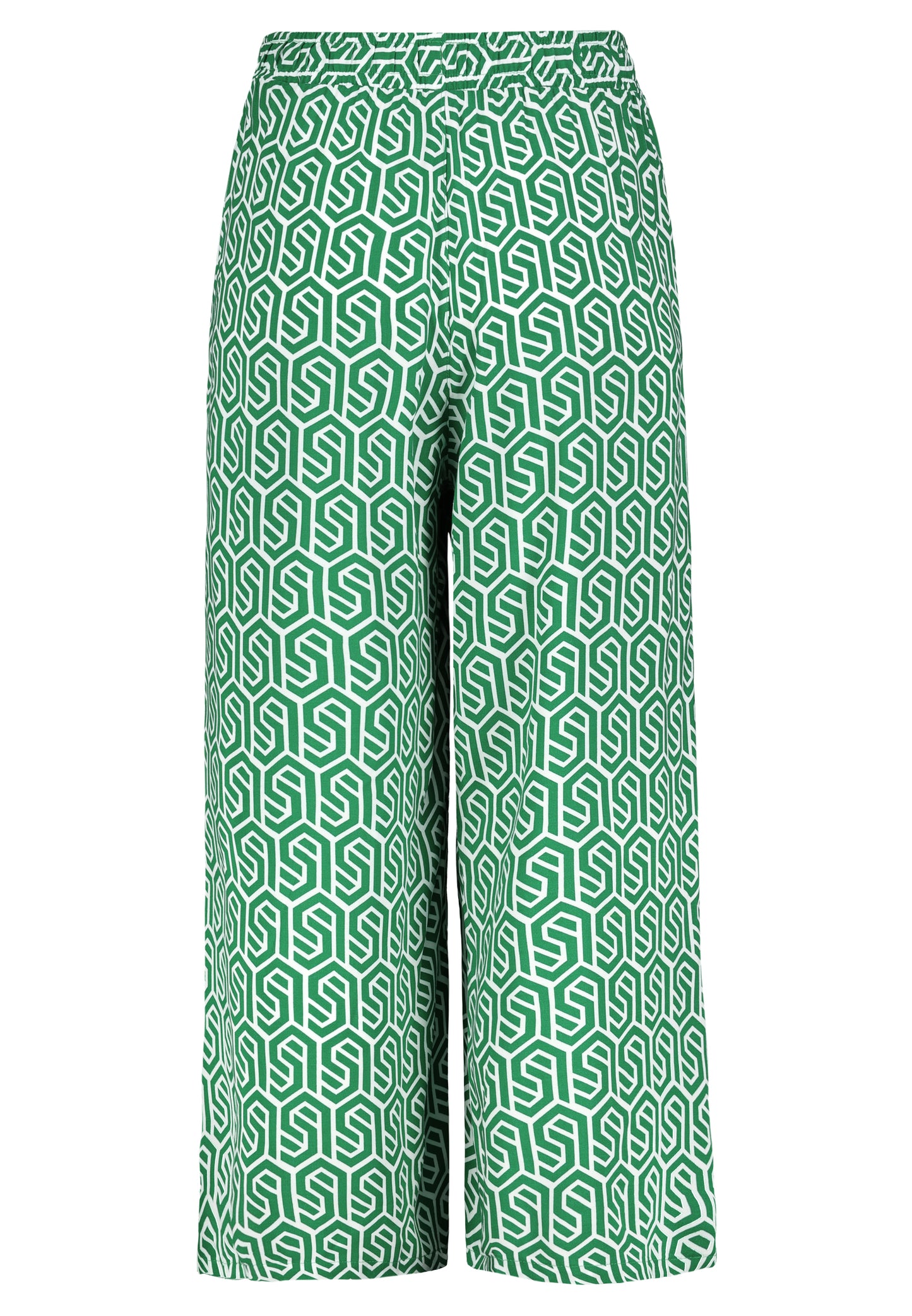 DOB Hose,weites Bein Style ,, graphic: green-white
