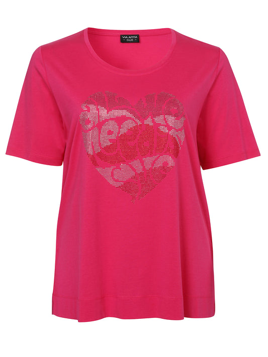 T-Shirt Rundhals 1/2 Arm Motiv