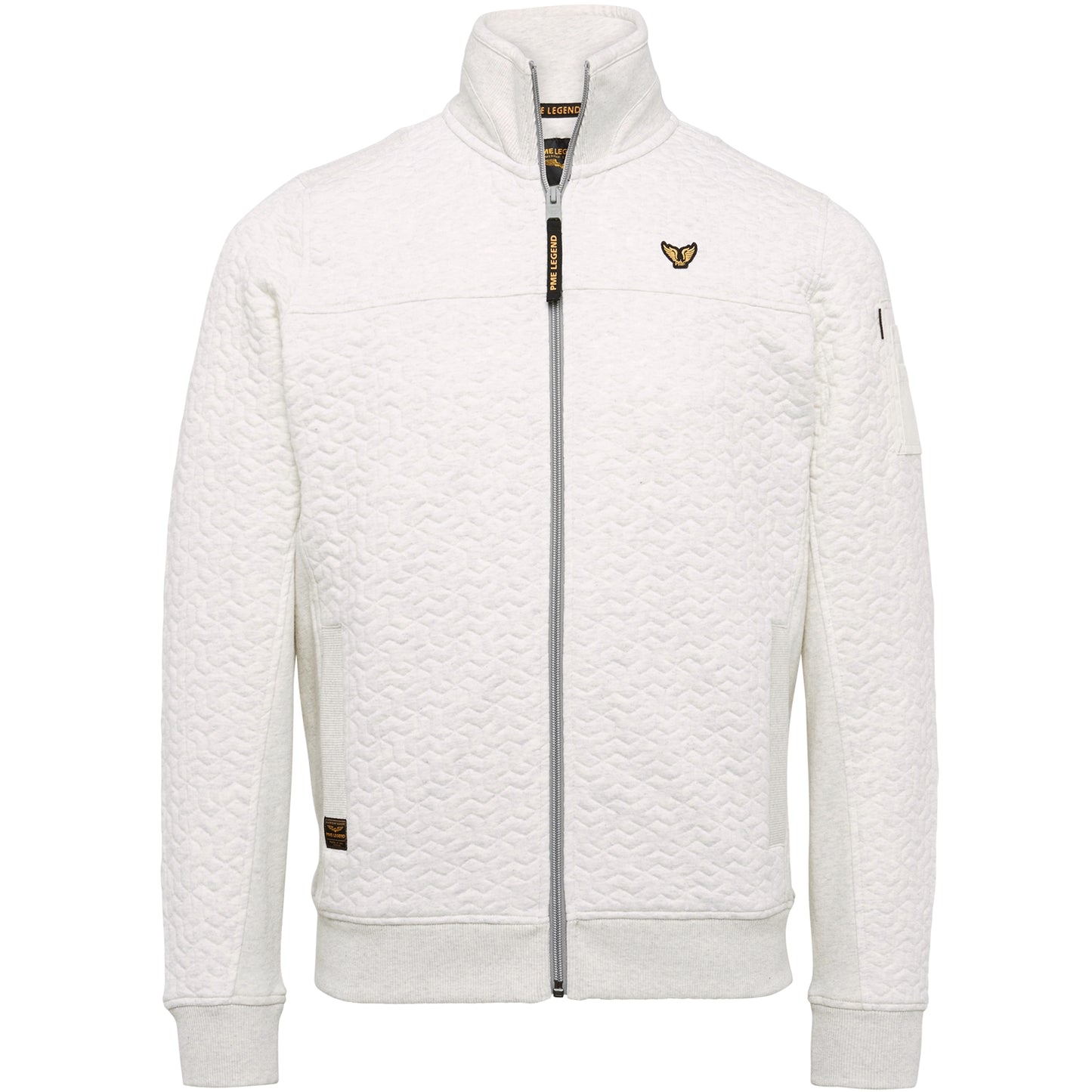 Zip jacket jacquard interlock sweat