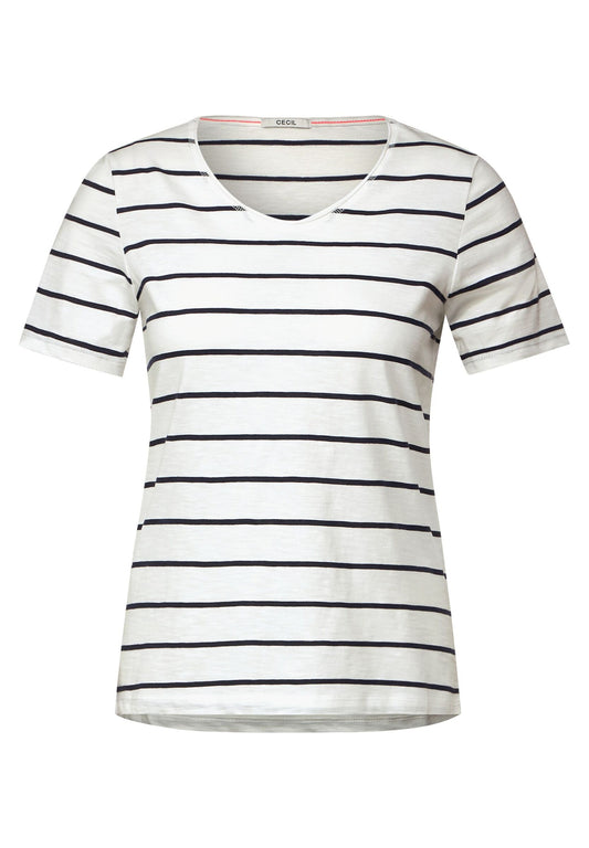 T-Shirt mit Streifenmuster