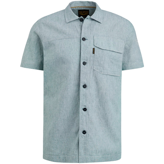Short Sleeve Shirt Ctn Linen Overshirt Elvan