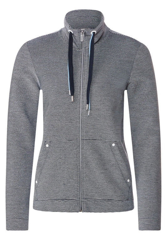 Gestreifte Shirtjacke