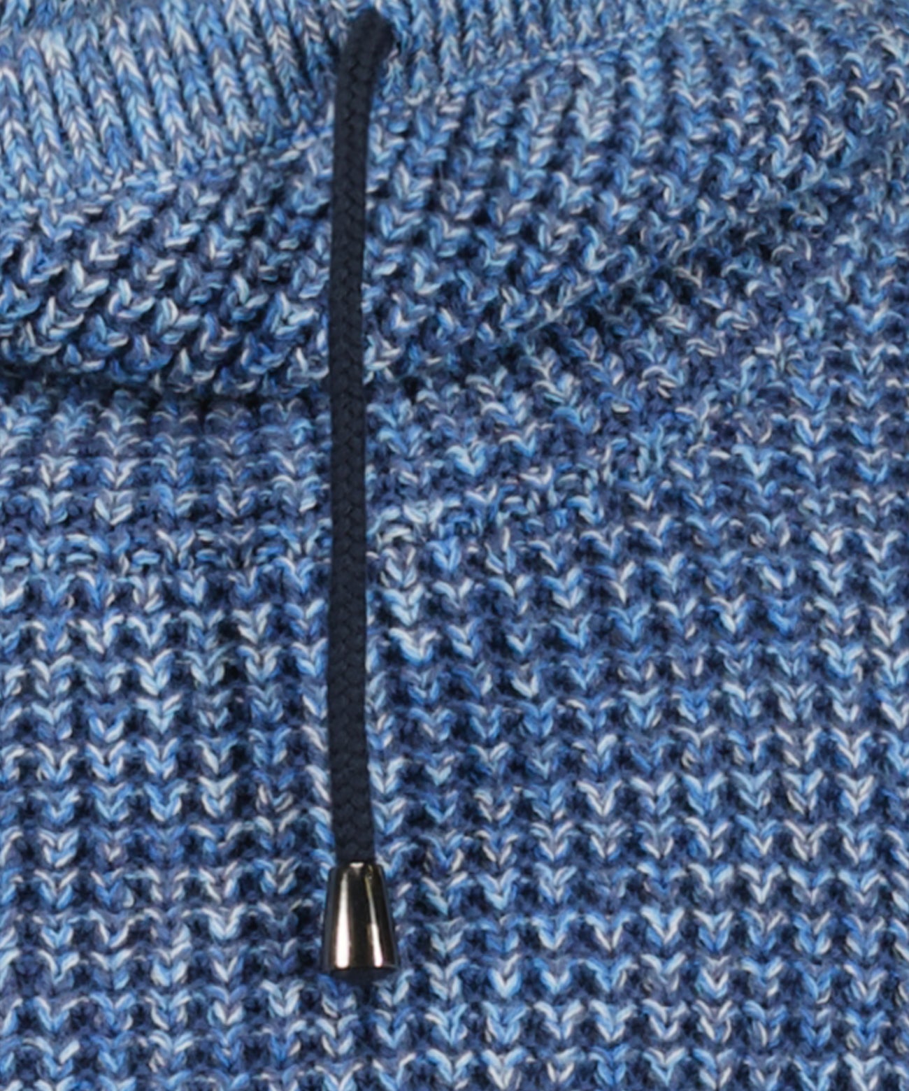 Strick-Pullover mit speziellem Kragen