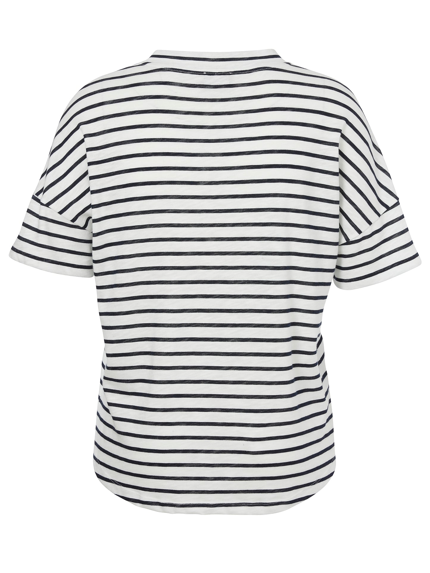 T-Shirt V-Ausschnitt 1/2 Arm Ringel