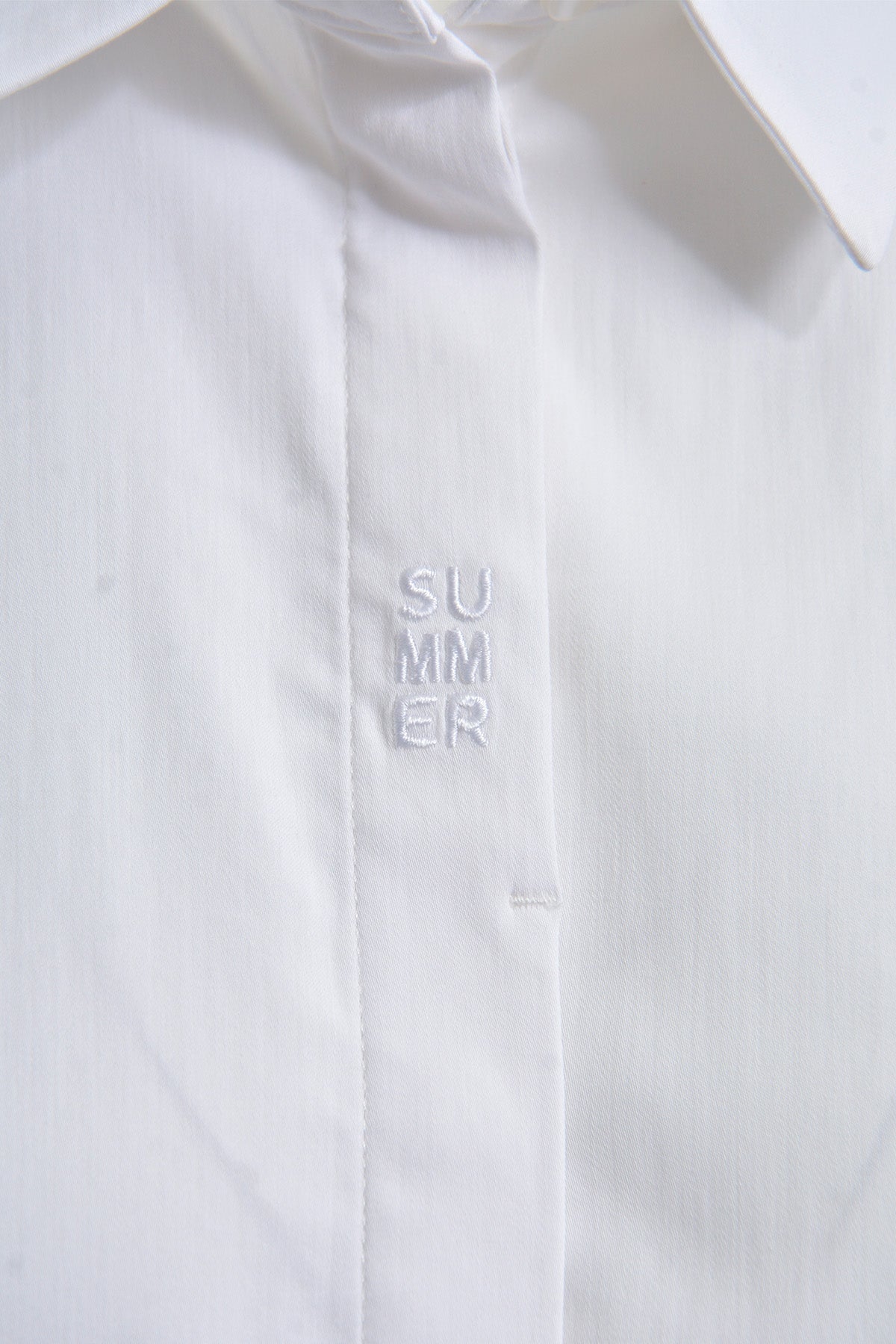 Boxy Blouse with Ruffle Cuff