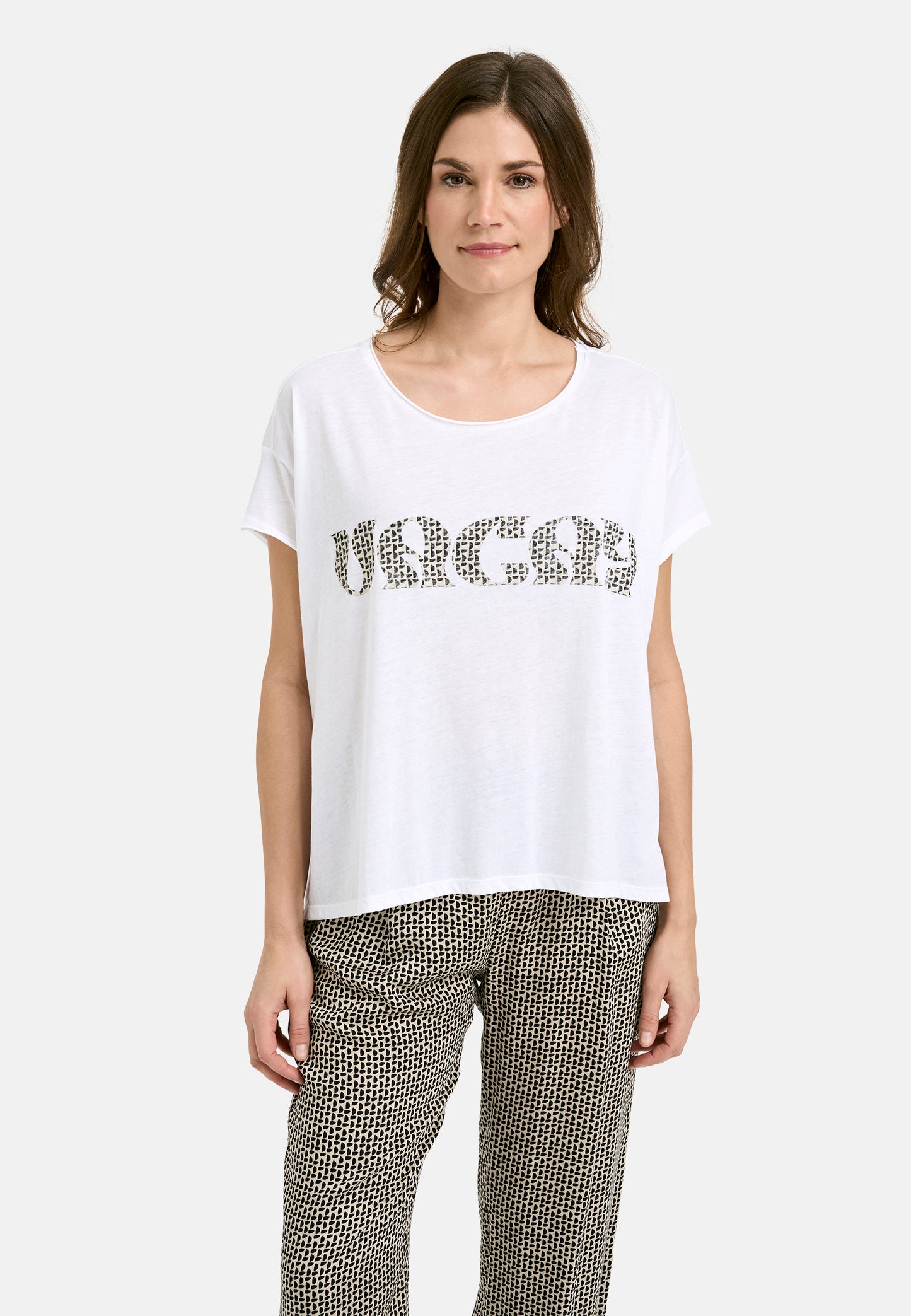 Boxy T-Shirt with inside print