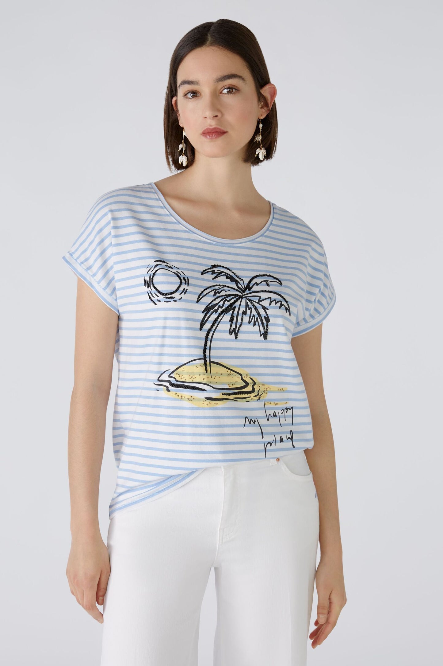T-Shirt elastische Cotton-Modalqualität