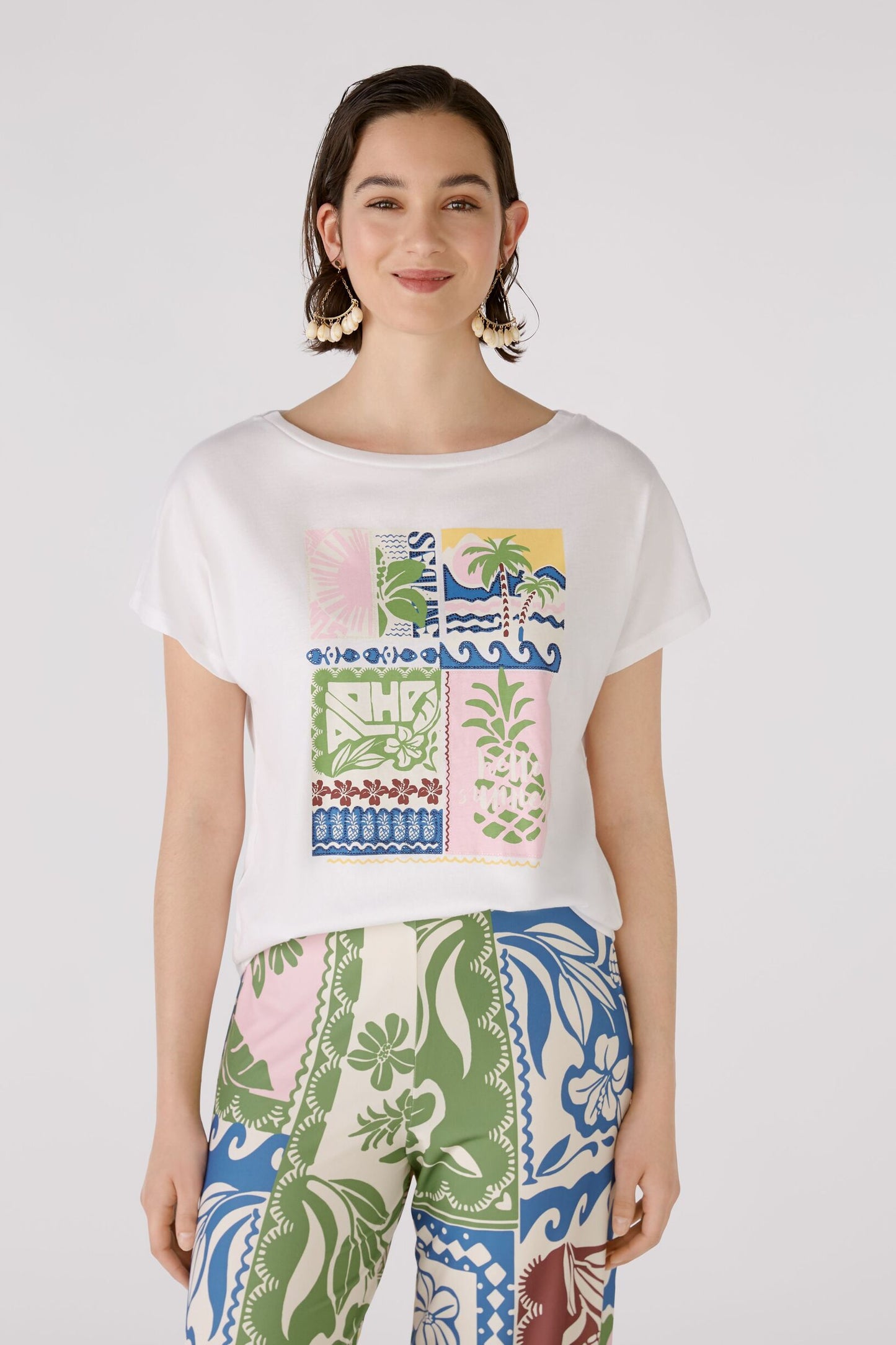 T-Shirt Baumwoll - Modalmischung