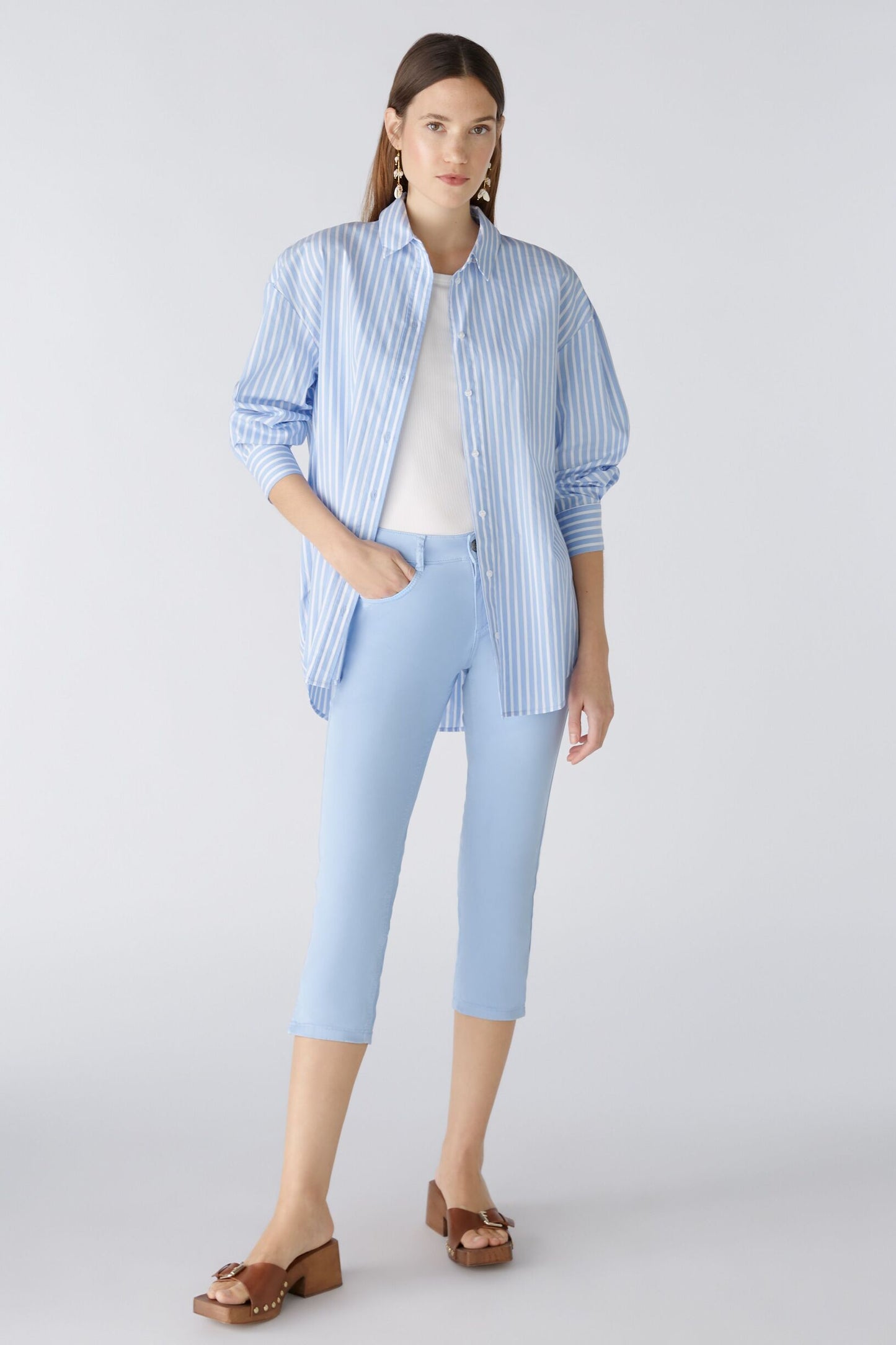 Longbluse 100% Baumwolle