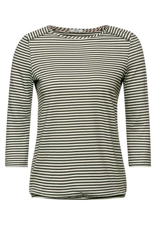 Basic Streifen Shirt