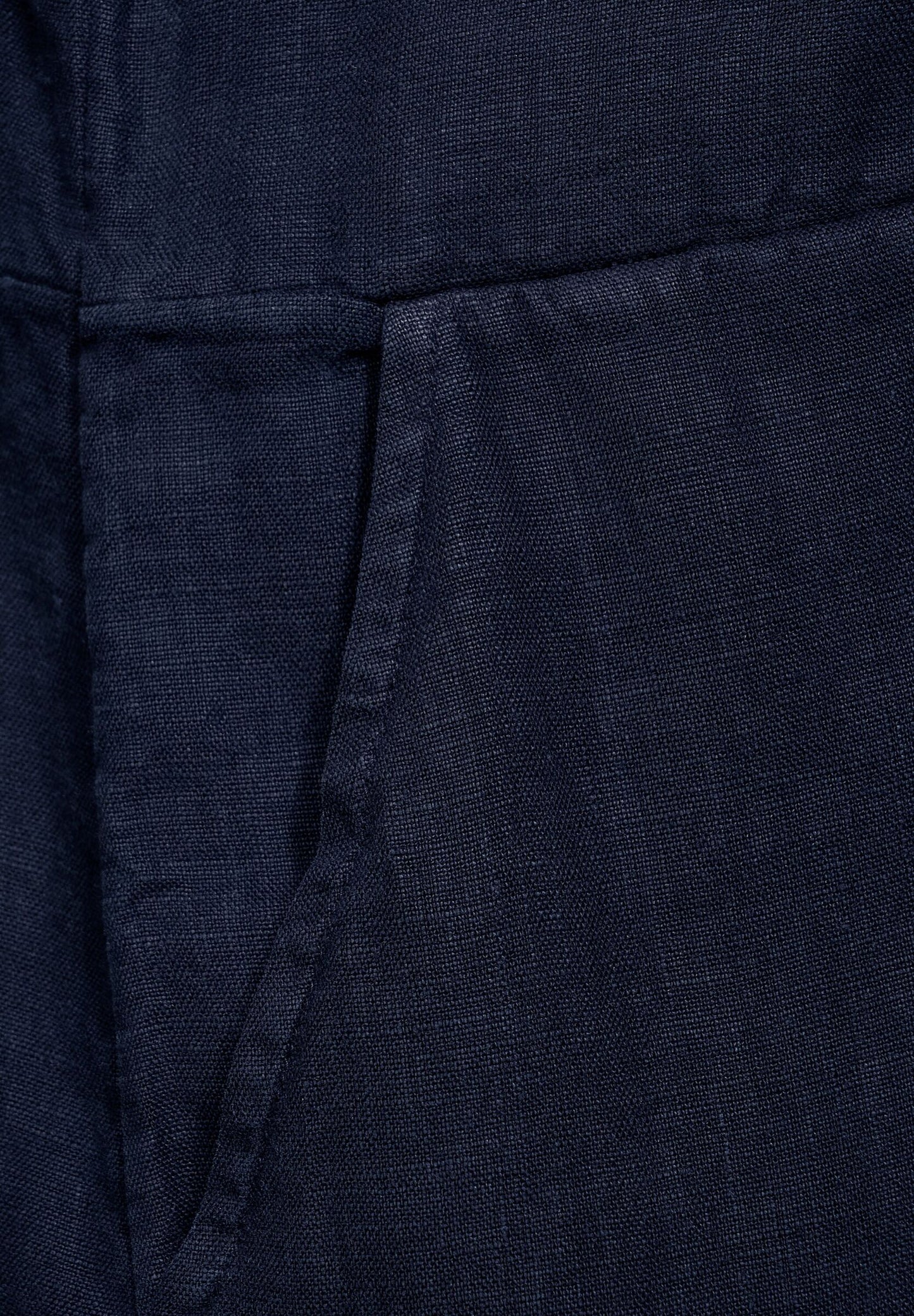 Leinenkleid in Unifarbe