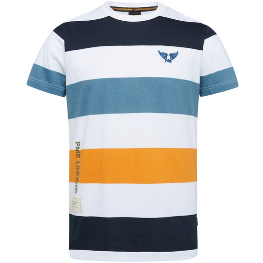Short sleeve r-neck open end jersey printed