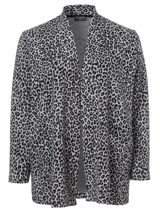 Jacke Offen 1/1 Arm Jacquard