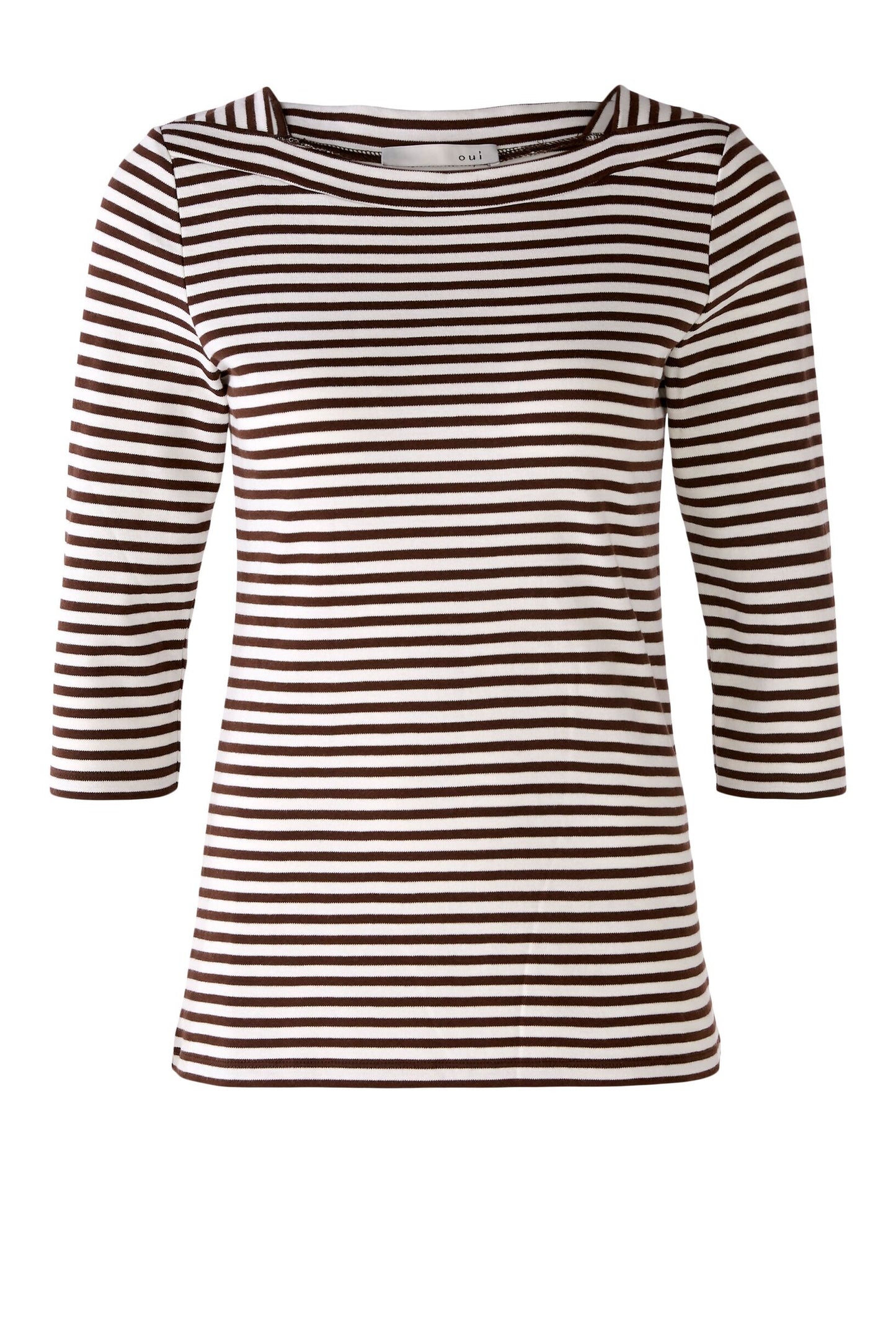 T-Shirt gestrickter Ringel aus 100% Baumwolle